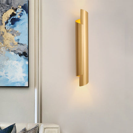 Applique murale cylindrique moderne en métal avec LED Amaia — LZ4T9X