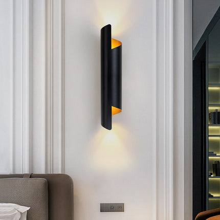 Applique murale cylindrique moderne en métal avec LED Amaia — LZ4T9X