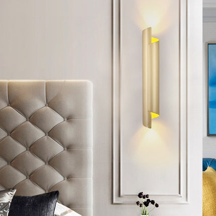 Applique murale cylindrique moderne en métal avec LED Amaia — LZ4T9X