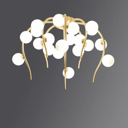 Lustre moderne en forme d'octopus avec globes Nayla