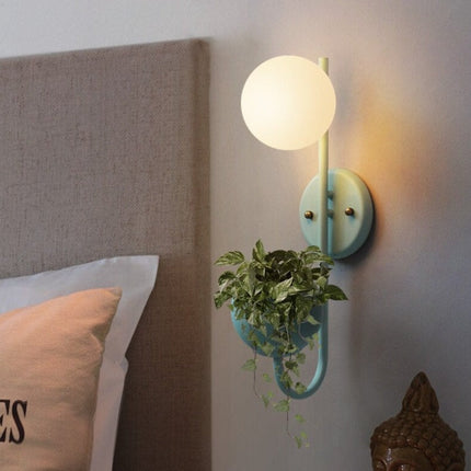 Applique murale LED moderne avec pot de plante Xenia — LZ4P9XQ