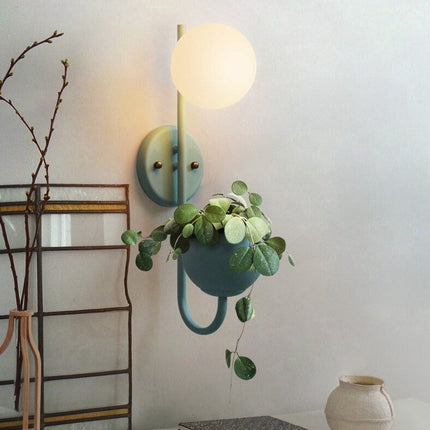 Applique murale LED moderne avec pot de plante Xenia — LZ4P9XQ