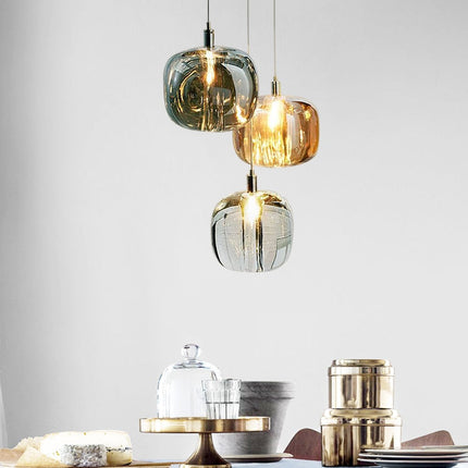 Suspension en verre moderne forme pomme Julye — LZ4D9Q2