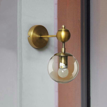 Applique murale moderne en verre fumé Shonda