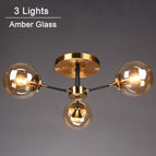 3 lampes - Ambre / Chaude