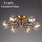 6 lampes - Transparent / Chaude