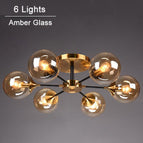 6 lampes - Ambre / Chaude