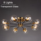 8 lampes - Transparent / Chaude