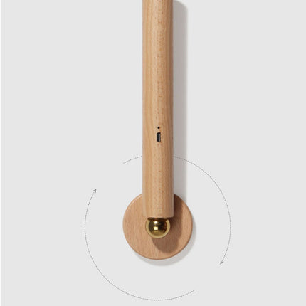 Applique murale en bois rotative 360° modèle Unix — LZ4X9JQ