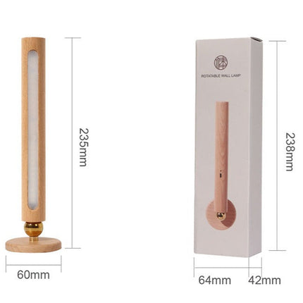 Applique murale en bois rotative 360° modèle Unix — LZ4X9JQ