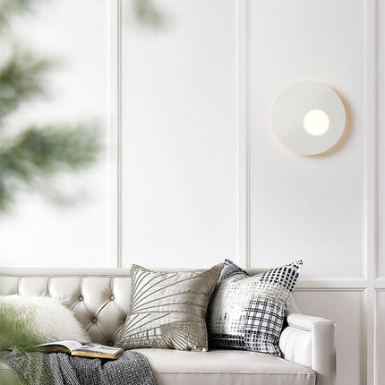 Applique murale LED ronde en métal design Levy — LZ4G7XQ