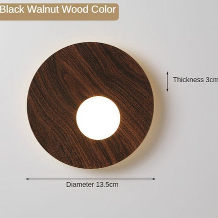 Applique murale LED ronde en métal design Levy — LZ4G7XQ