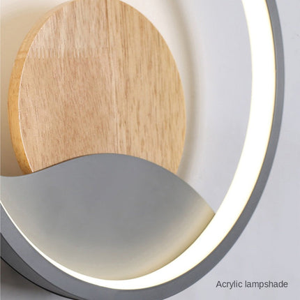 Applique murale LED ronde avec anneau lumineux design Globe — LZ4X9P2