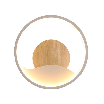 Applique murale LED ronde avec anneau lumineux design Globe — LZ4X9P2