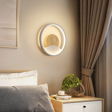 Applique murale LED ronde avec anneau lumineux design Globe — LZ4X9P2