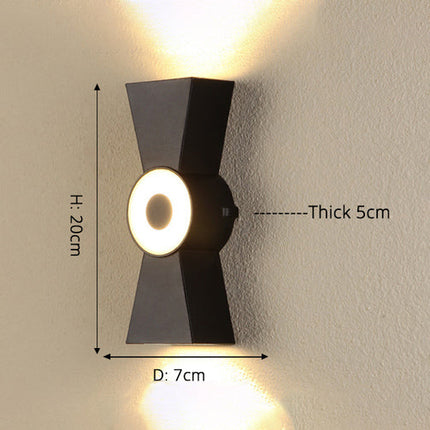 Applique murale LED design résistante à l'humidité Aliénor — LZ4X9P2