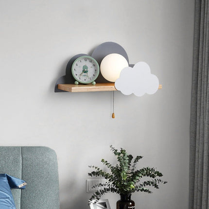 Applique murale LED moderne avec support en bois Lyzia — LZ4X9T2
