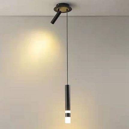Suspension LED tube design doré ou noir Amias — LZ4X9Q2
