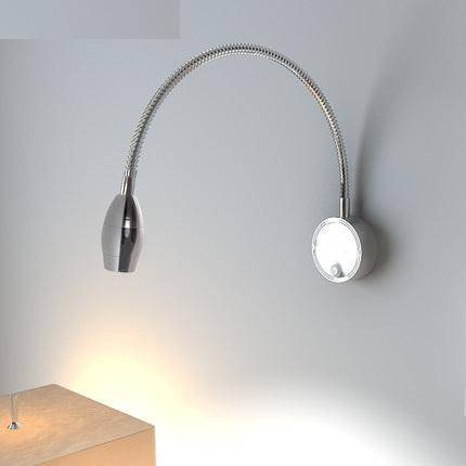 Applique murale LED chromée à bras articulé design — LZ4P9X