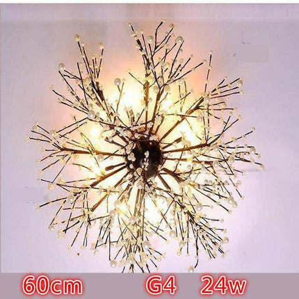Lustre en cristal sculpté en forme de branches d’arbre — LZ4X9P2