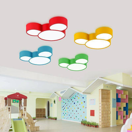 Plafonnier enfant forme tête Mickey Mouse multicolore — LZ4X9T2