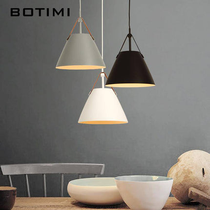 Suspension LED design en métal et tissu Botimi — LZ4P9XQ