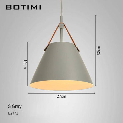 Suspension LED design en métal et tissu Botimi — LZ4P9XQ