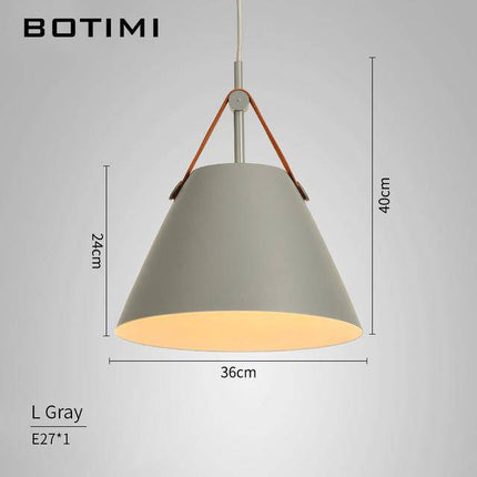 Suspension LED design en métal et tissu Botimi — LZ4P9XQ
