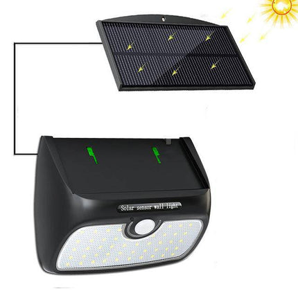 Applique murale solaire 48 LEDs avec capteur intégré — LZ4X9P