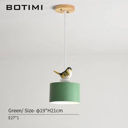 Suspension LED colorée avec oiseau Botimi — LZ4P9XQ