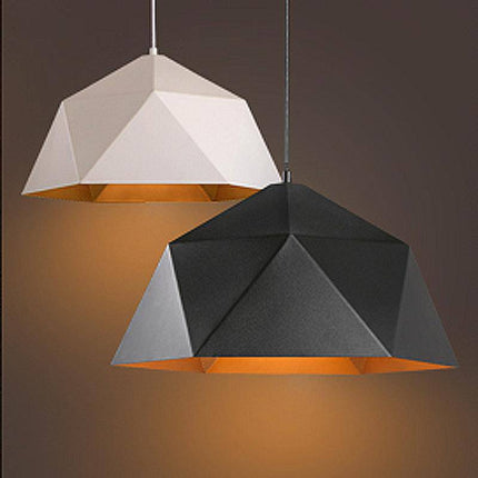 Suspension géométrique Art Déco moderne noir ou blanc — LZ4X9P