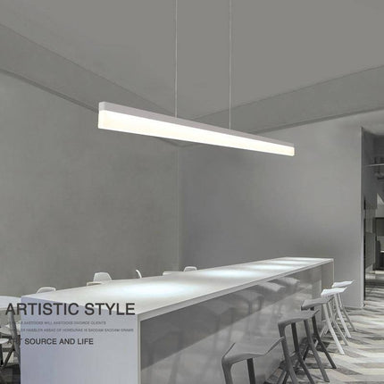 Suspension LED design en forme de barre rectangulaire — LZ4D7Q9