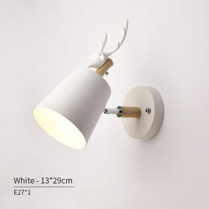 Applique murale LED forme corne de cerf noir ou blanc — LZ4X9M