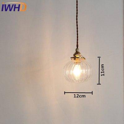 Suspension LED en verre et métal doré Glass — LZ4X9T