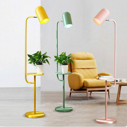 Lampadaire LED moderne avec table colorée — LZ4X9T1