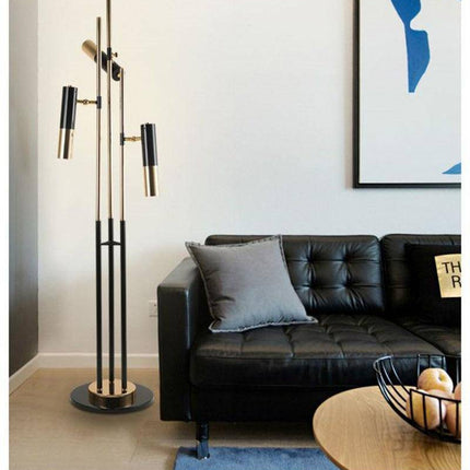 Lampadaire design LED avec tripode et lampes orientables — LZ4X9P2Q