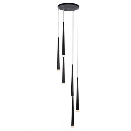 Lustre suspension LED moderne avec cônes pendants Combo — LZ4G7XQ