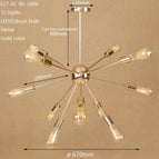 12 lampes - Doré - A