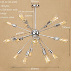 18 lampes - Chromé - A