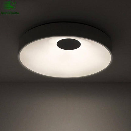 Plafonnier LED rond creux au design concave — LZ4QJ7M
