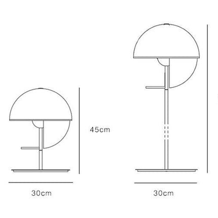 Lampadaire LED design avec lampe boule interchangeable — LZ4Q7N2