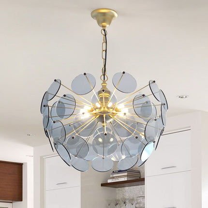 Lustre suspension en verre forme dent de lion Nahia — LZ4X9P