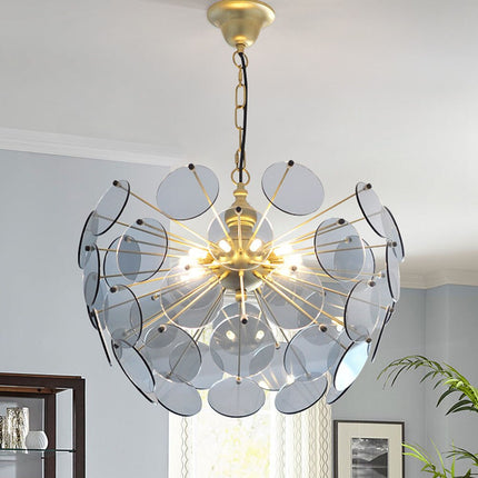 Lustre suspension en verre forme dent de lion Nahia — LZ4X9P