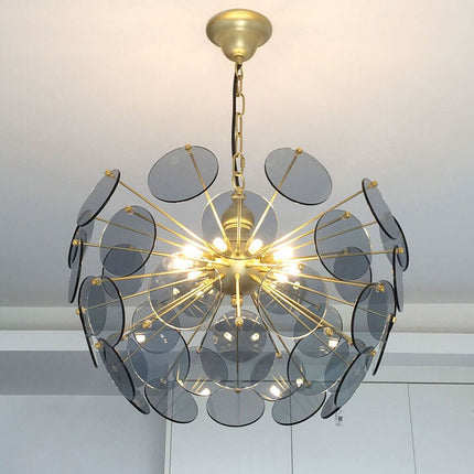 Lustre suspension en verre forme dent de lion Nahia — LZ4X9P