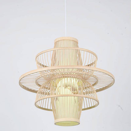 Suspension cage en bambou style ferme — LZ4X9P2