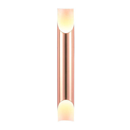 Applique murale LED design cylindre ouvert finition rose gold — LZ4P9XJ