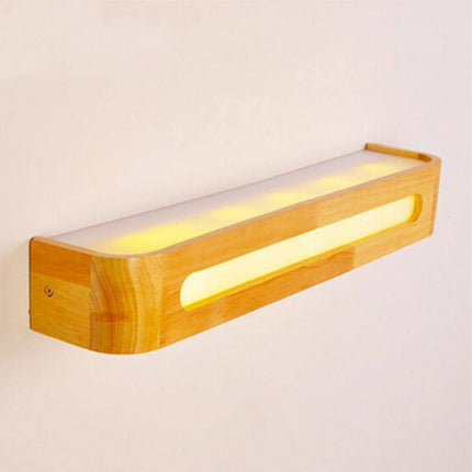 Applique murale LED avec barre en bois design Contract — LZ4J9P