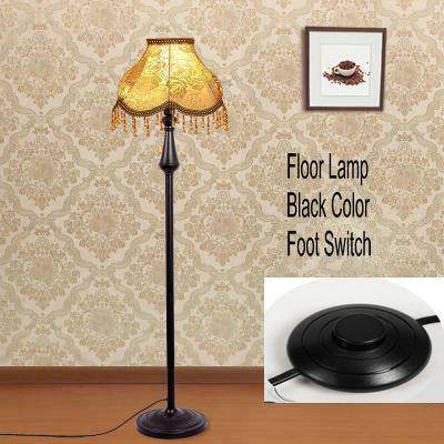 Lampadaire LED sur pied avec abat-jour en tissu — LZ4X9P