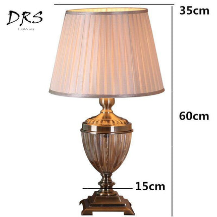 Lampe de chevet élégante avec abat-jour en tissu — LZ4X9P2