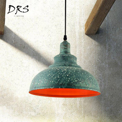 Suspension industrielle en cuivre vieilli style rustique — LZ4X9TQ